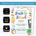 first day of school brunch invite